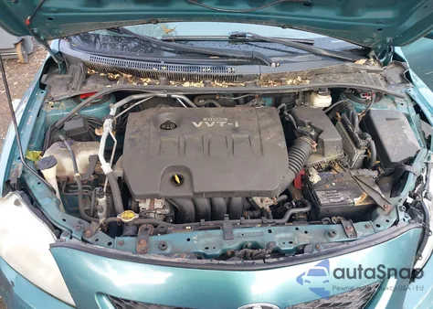 2009 Toyota Corolla Le z USA, uszkodzony, nr VIN 2T1BU40E79C102270